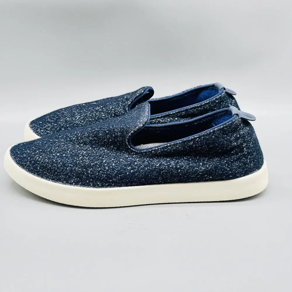 Allbirds Shoes Womens 8 Blue Wool Loungers Merino Slip On Lightweight Comfort